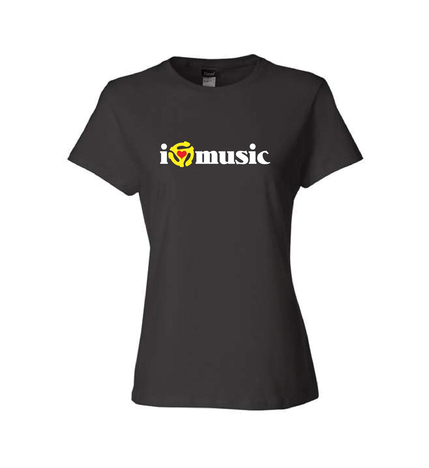 Womens I Heart Music Tee