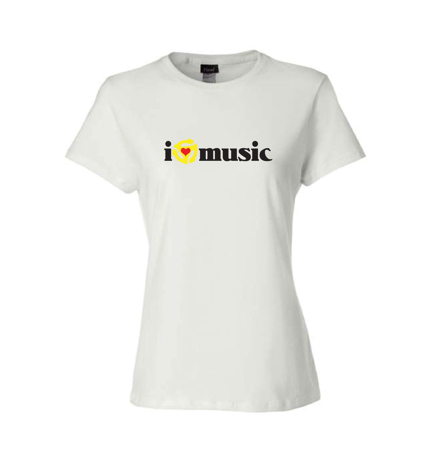 Womens I Heart Music Tee
